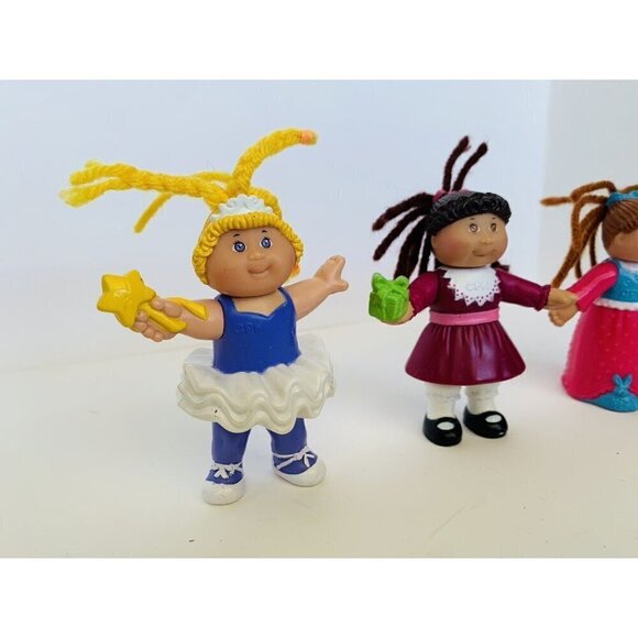 Cabbage Patch Kids CPK Doll Mini Figures Lot Of 3 PVC 1990s Figures - Picture 2 of 14